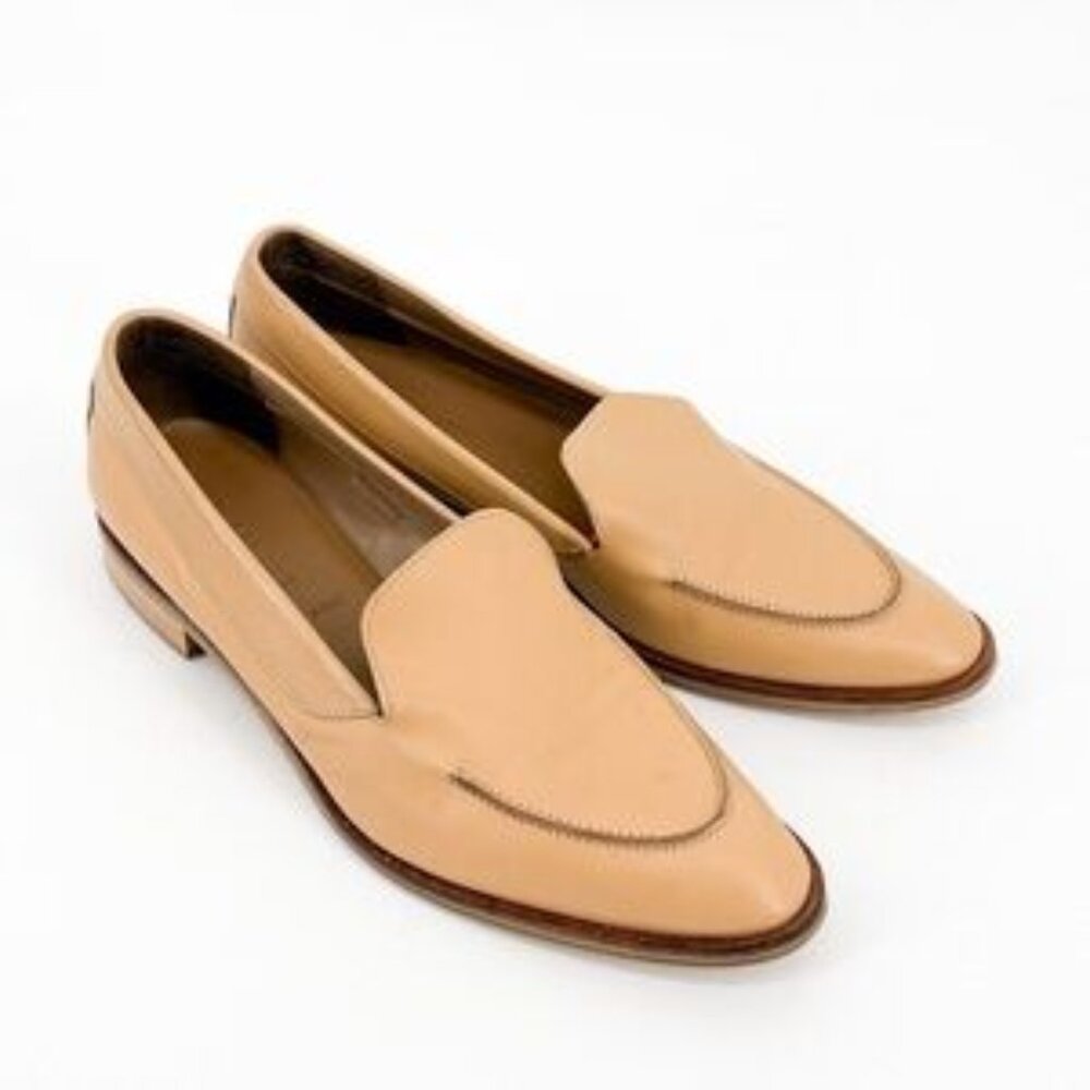 Everlane Womens Tan Yellow Modern Loafer Leather Italian Size 9 1/2